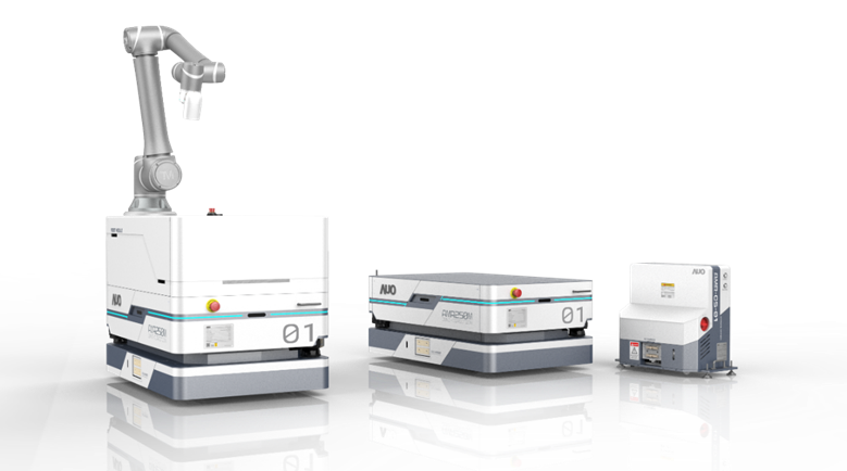 完美真人WM數位開發的自主式移動機器人（AMR250M），搭配全向輪並結合AI演算法、2D LiDAR、3D攝影機等技術，協助客戶實現產線全自動化