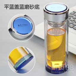【商務(wù)辦公帶手柄保溫雙層玻璃泡茶杯實用禮品日用品定制logo印字】-